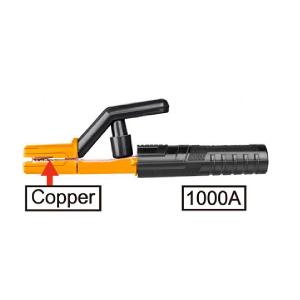 Kìm hàn 1000A INGCO WAH10008, đầu giữ que hàn điện cực Copper, Electrode Holder cho máy hàn MMA, thiết kế mới, tay cầm cách điện, phụ kiện máy hàn que dành cho sửa chữa kim loại, cơ khí và gia công sắt thép