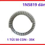 Gói 50 Con 1N5819 Dán, Diode Schottky Chống Dòng Ngược, Bảo Vệ Nguồn Và Tăng Hiệu Suất Cho Mạch Điện Tử, linh kiện máy hàn.