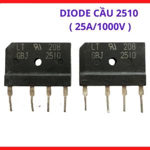 KBPC2510 25A 1000V Diode Cầu Công Suất, Dùng Trong Bộ Chuyển Đổi Điện, Máy Hàn Và Thiết Bị Công Nghiệp, linh kiện máy hàn.