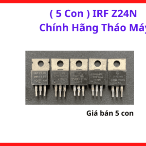 MOSFET IRFZ24N TO220 17A 55V Chính Hãng, Linh Kiện Công Suất Điều Khiển Tải DC, PWM Motor Driver, Switching Regulator, Nguồn Xung, Bộ Điều Khiển LED Công Suất, DIY Electronics, linh kiện máy hàn.