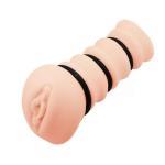 Âm đạo giả Crazy Bull Realistic silicone trần cực khít, cốc thủ dâm nam cầm tay có gân nổi và hạt nổi bên trong, kèm 3 vòng điều chỉnh độ ôm, thiết kế gọn cho nhu cầu sử dụng cá nhân của nam giới trưởng thành