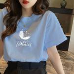 Áo thun nữ thời trang cotton cao cấp, in hình nổi bật, mềm mại, giá gốc tận xưởng, phong cách năng động