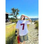 Áo Thun Thái Thể Thao In Số 7 Nam Nữ Freesize, Chất Liệu Cao Cấp, Thoáng Mát, Phong Cách Streetwear Năng Động