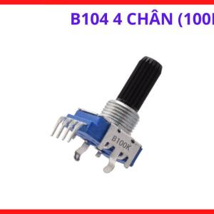 Điện trở công suất B104 4 chân 100K chuyên dụng chỉnh dòng mạch điện thiết kế chân cắm chịu tải tản nhiệt tốt độ bền vượt trội giải pháp hàng đầu cho kỹ sư điện tử và thợ sửa chữa thiết bị điện tử chuyên dụng, linh kiện máy hàn.