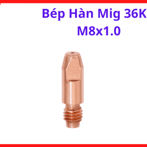 Bép Hàn MIG 36KD M8x1.0, phụ kiện súng hàn mig CO2 dẫn điện ổn định cho súng hàn 350A 500A, dùng hàn thép và gia công cơ khí công nghiệp