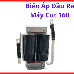 Biến áp đầu ra máy cắt Plasma Cut 160, thiết bị hạ áp công nghiệp chuyên dụng, lõi thép silicon độ từ thẩm cao, dây đồng chuẩn kỹ thuật, đảm bảo công suất máy cắt, độ an toàn cao, linh kiện thiết yếu cho bảo trì máy plasma