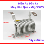 Biến áp đầu ra máy hàn Que, Mig 350A, 500A, linh kiện hạ áp công suất lớn cho máy hàn công nghiệp, lõi thép silic chất lượng cao, dòng hàn ổn định, giảm nhiễu hồ quang, lắp đặt chuẩn xác, độ bền tối ưu, hàng mới chính hãng cho thợ kỹ thuật
