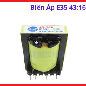 Biến áp E35 43:16 chuyên dùng cho bo mạch, lõi từ chống nhiễu, hiệu suất dẫn điện cao, linh kiện thay thế chuyên nghiệp, độ ổn định cao, lựa chọn tối ưu cho kỹ thuật sửa chữa điện tử, chính hãng, linh kiện máy hàn.