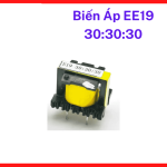 Biến áp xung EE19 với cấu hình 30:30:30, linh kiện cốt lõi cho bo mạch điều khiển, đảm bảo độ chính xác xung, vật liệu ferit chất lượng, hỗ trợ thợ máy hàn trong việc sửa chữa bo.