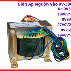 Biến áp đầu vào 0V 380V ra 0V 36V, 19V 0V 19V, 0V 9V, 27V 0V 27V, 0V 26V, linh kiện điện tử thay thế, lõi thép giảm thiểu nhiễu, hiệu suất truyền dẫn tín hiệu tốt, độ bền cao, vật liệu chịu nhiệt, thiết kế nhỏ gọn, linh kiện máy hàn.