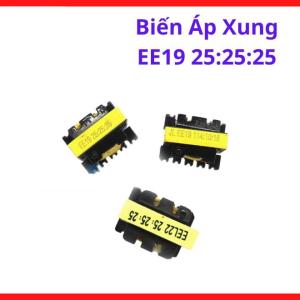 Biến Áp Xung EE19 25:25:25, cuộn cảm biến áp dùng cho mạch nghịch lưu, độ tự cảm ổn định, lõi Ferrite chịu nhiệt tốt, sản phẩm hỗ trợ đắc lực cho việc lắp ráp các mạch lái, độ tin cậy cao, linh kiện máy hàn.