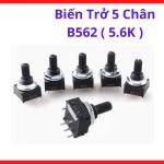Biến Trở 5 Chân B562 ( 5.6K ) linh kiện điện tử chuyên dụng, cấu trúc năm chân linh hoạt cho việc kết nối mạch, độ bền cao, vận hành êm ái, đáp ứng tiêu chuẩn khắt khe trong việc sửa chữa và lắp ráp thiết bị điện tử, linh kiện máy hàn.