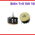 Linh kiện biến trở 5W 10K điều chỉnh tín hiệu analog công suất lớn chân cắm thông dụng dễ lắp đặt trên bo mạch thiết kế tối ưu hóa độ bền cơ học giải pháp hoàn hảo cho hệ thống điện tử công suất