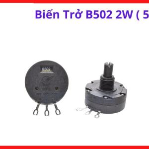 Biến trở B502 5K 2W điều khiển tín hiệu điện áp chính xác cao cấu trúc vỏ sứ tản nhiệt chắc chắn chân cắm tiêu chuẩn dễ dàng thao tác lắp ráp giải pháp tối ưu cho mọi mạch điện tử công suất lớn hiện đại