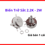 Biến trở sắt 22K 2W chịu tải dòng điện tốt không bị sụt áp đột ngột trong suốt quá trình vận hành hệ thống, linh kiện điện tử chính hãng, thiết bị tối ưu hóa hiệu suất làm việc nhà xưởng, linh kiện máy hàn.