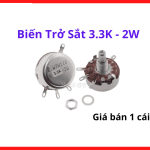 Điện trở tinh chỉnh 3.3K 2W hiệu suất hoạt động ổn định trong dải nhiệt độ rộng, linh kiện thay thế hàng đầu cho các dòng mạch nguồn và thiết bị điện tử công suất, thiết bị chuyên dụng, linh kiện máy hàn.