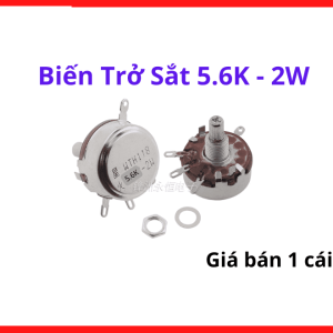 Biến trở sắt 5.6K 2W mang lại giá trị vận hành lâu dài và an toàn tuyệt đối cho người sử dụng thiết bị điện tử trong các công trình kỹ thuật hiện đại, linh kiện chính hãng, thiết bị điện, linh kiện máy hàn.