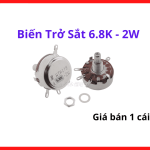 Điện trở tinh chỉnh 6.8K 2W hiệu suất hoạt động ổn định trong dải nhiệt độ rộng, linh kiện thay thế hàng đầu cho các dòng mạch nguồn và thiết bị điện tử công suất, thiết bị chuyên dụng