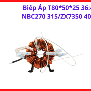 Biếp Áp T80*50*25 36:4 NBC270 315/ZX7350 400 dùng cho máy hàn NBC 270, 315 và ZX7 350, 400, giải pháp tối ưu cho máy hàn công suất lớn, vật liệu cao cấp, giảm thiểu tổn hao năng lượng, đảm bảo khả năng ngấu của mối hàn, linh kiện máy hàn.