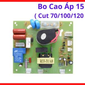 Bo mạch bo cao áp 15 Cut 70/100/120 giải pháp thay thế tối ưu giúp tạo dòng phóng cao áp ổn định mồi hồ quang tức thì giảm hao mòn vật tư phụ gia tăng tuổi thọ toàn bộ hệ thống máy cắt trong xưởng cơ khí, bo cao áp 15.