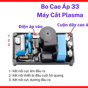 Bo mạch bo cao áp 33 máy cắt plasma giải pháp thay thế tối ưu giúp tạo dòng phóng cao áp ổn định mồi hồ quang tức thì giảm hao mòn vật tư phụ gia tăng tuổi thọ toàn bộ hệ thống máy cắt trong xưởng cơ khí, bo cao áp 33 máy cắt plasma bền bỉ.