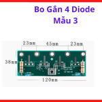 Bộ Bo Gắn 4 Diode Mẫu 3 máy hàn inverter, linh kiện diode chỉnh lưu nguồn công suất, phụ kiện sửa chữa bo mạch điện tử, thay thế diode lỗi trong thiết bị hàn