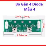 Bo Gắn 4 Diode Mẫu 4, Đế Gắn Diode Công Suất Máy Hàn Inverter, Bo Chỉnh Lưu Máy Hàn Điện Tử, Phụ Kiện Sửa Chữa Máy Hàn TIG MIG MMA Và Máy Cắt Plasma Công Nghiệp