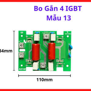 Bo Gắn 4 IGBT Mẫu 13 Công Suất Cao, Board Điều Khiển Máy Hàn Inverter IGBT, Linh Kiện Máy Hàn Que TIG MIG, Giải Pháp Phục Hồi Máy Hàn Điện Tử Cho Gara Và Xưởng Gia Công Cơ Khí, kho linh kiện máy hàn.