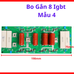 Bo Công Suất Máy Hàn Gắn 8 IGBT Mẫu 4, Board Máy Hàn Inverter Công Nghệ PWM, Linh Kiện Máy Hàn Điện Tử, Hỗ Trợ Phục Hồi Hệ Thống Công Suất, kho linh kiện máy.