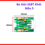 Bo Gắn IGBT Khối Mẫu 5, Board Gắn IGBT Máy Hàn Công Suất Lớn, Đế Công Suất Máy Hàn Điện Tử Inverter, Linh Kiện Máy Hàn Chịu Nhiệt, Bo Gắn Sò IGBT Dành Cho Xưởng Hàn, kho linh kiện máy hàn.