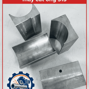 Bộ Kẹp Hàm Kẹp Hình Cung Máy Cắt Ống 315, Phụ Tùng Thay Thế Cho Cụm Gá Kẹp Phôi Cơ Khí, Hỗ Trợ Giữ Ống Ổn Định Khi Cắt, Dành Cho Xưởng Gia Công Kim Loại, Cần Đối Chiếu Kích Thước Và Kiểu Lắp Trước Khi Đặt Mua