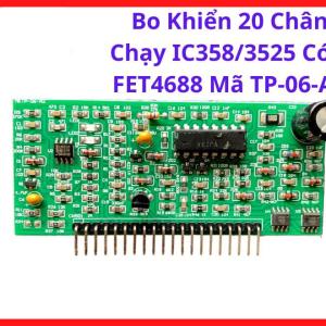 Bo Mạch Máy Hàn Inverter 20 Chân TP-06-A2, Chạy IC358/3525 Có 2 FET4688, Board Điều Khiển Ổn Định Điện Áp Và Hồ Quang, Linh Kiện Máy Hàn Điện Tử Dành Cho Kỹ Thuật Viên Và Người Dùng Chuyên Sửa Chữa Máy Hàn, kho linh kiện máy hàn.