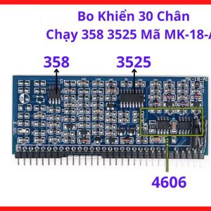 Bo Khiển 30 Chân Chạy 358 3525 Mã MK-18-A1, Board Điều Khiển Máy Hàn Que Inverter, Bo Mạch Máy Hàn Điện Tử 30 Chân, Linh Kiện Máy Hàn Công Suất 200A 250A, Dùng Cho Máy Hàn Dân Dụng Và Gia Công Kim Loại, kho linh kiện máy hàn.