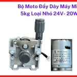 Bộ Motor Đẩy Dây Máy MIG 5Kg Loại Nhỏ 24V 20W, Motor Cấp Dây Máy Hàn MIG Hỗ Trợ Ra Dây Ổn Định Cho Máy Hàn CO2 Mini Và Cơ Khí Dân Dụng