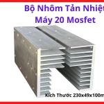 Bộ Nhôm Tản Nhiệt Máy 20 Mosfet, Nhôm Tản Nhiệt Gắn Mosfet Máy Hàn Inverter, Phụ Tùng Máy Hàn Điện Tử, Dùng Cho Bo Công Suất Mosfet, Hỗ Trợ Giảm Nhiệt Độ Hoạt Động Linh Kiện Công Suất Và Kéo Dài Tuổi Thọ Thiết Bị