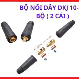 Đầu nối mở rộng dây cáp máy hàn DKJ10-25 chuẩn xác cho thiết bị cơ khí, linh kiện cao cấp chịu tải dòng điện lớn không sụt áp, thiết kế cấu trúc thông minh chống lỏng mối nối khi kéo giật mạnh, sự lựa chọn hàng đầu của người thợ cơ khí