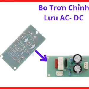Bộ trơn chỉnh lưu AC DC mạch nắn dòng điện áp chất lượng cao trang bị hệ thống tụ lọc phẳng giúp loại bỏ xung nhiễu bảo vệ bo mạch chủ an toàn trong mọi điều kiện vận hành liên tục