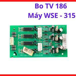 Bo TV 186 Máy WSE 315, bo mạch nguồn máy hàn TIG dành cho sửa chữa máy hàn công nghiệp bị lỗi điều khiển hoặc đánh lửa cao tần, linh kiện máy hàn inverter sử dụng phổ biến trong ngành cơ khí, kho linh kiện máy hàn.