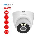 Kbvision KX-C22L, camera IP WiFi 2.0MP Full Color, H265+, phát hiện chuyển động AI, chống ngược sáng DWDR, bảo vệ toàn diện ngày đêm, đàm thoại hai chiều
