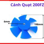 Cánh quạt động cơ quạt 200FZY cho kỹ sư cơ điện, cánh quạt 200FZY cao cấp, phụ kiện chịu nhiệt và chống mài mòn tốt, giải pháp sửa chữa tin cậy cho mọi xưởng gia công chế tạo quy mô lớn hiện nay