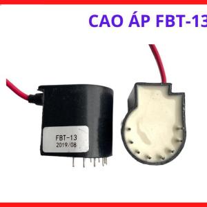 Cao Áp FBT-13 chuyên dụng cho mạch cao áp màn hình điện tử, cấu trúc tối ưu giúp chống nhiễu từ trường hiệu quả, bảo vệ an toàn cho các linh kiện bán dẫn xung quanh trên cùng một bo mạch điều khiển chính, linh kiện máy hàn.