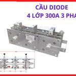 Diode Cầu 3 Pha 300A, Module Chỉnh Lưu Công Nghiệp Cho Máy Hàn, Bộ Nguồn Xi Mạ Và Hệ Thống Điện Công Suất Cao, linh kiện máy hàn.