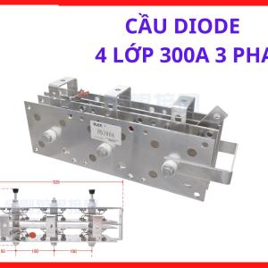 Diode Cầu 3 Pha 300A, Module Chỉnh Lưu Công Nghiệp Cho Máy Hàn, Bộ Nguồn Xi Mạ Và Hệ Thống Điện Công Suất Cao, linh kiện máy hàn.