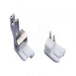 Chân vịt mí phải 2 ly nhựa TCR 1/16, chân vịt bù phải cho máy may công nghiệp 1 kim, đế nhựa hỗ trợ dẫn mép vải, dùng may đường thẳng, may mí và diễu, phụ kiện máy may, linh kiện ngành may thay thế