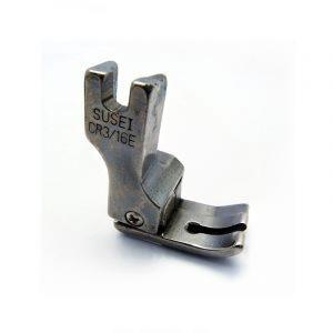 Chân vịt mí phải 5 ly CR3/16E, chân vịt máy may công nghiệp 1 kim, chân vịt mí phải 3/16 inch 4,8mm, hỗ trợ đường mí đều sát mép vải, phụ tùng máy may thay thế cho xưởng may