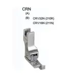 Chân vịt máy may TCR 1/32N bên phải, chân vịt bù mí Teflon chống ma sát, hỗ trợ tạo đường may cách mép nhỏ và ổn định, phù hợp máy may công nghiệp tương thích và nhu cầu thay thế