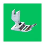 Chân vịt ziczac brother 10ly cao cấp lắp ráp cho máy may gia đình và công nghiệp, thiết kế bản rộng mở linh hoạt, hỗ trợ đường may trang trí sắc nét, chất liệu thép không gỉ chịu lực tốt, giảm thiểu tối đa tình trạng bỏ mũi, gãy kim.