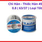 Chì Hàn Thiếc Hàn 450g 0.8mm 63/37, Dây Hàn Sn63 Pb37 Loại Tốt, Dùng Cho Điện Tử, Sửa Máy Hàn, PCB, Linh Kiện Công Suất Và Hàn Mạch Chính Xác Cao