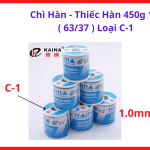 Chì Hàn 450G 1.0mm 63/37 Loại C-1, Thiếc Hàn Điện Tử Dây 1mm, Dùng Sửa Chữa Board Máy Hàn, Hàn Linh Kiện Điện Tử, Board Điều Khiển Và Mạch Nguồn