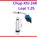 Chụp Khí 24KD Loại 1.25mm, phụ kiện hàn mig cho súng MIG 24KD 200A 250A, chụp khí đồng đỏ chống bám xỉ, phù hợp hàn inox, sắt hộp và cơ khí dân dụng trong xưởng hàn MIG CO2